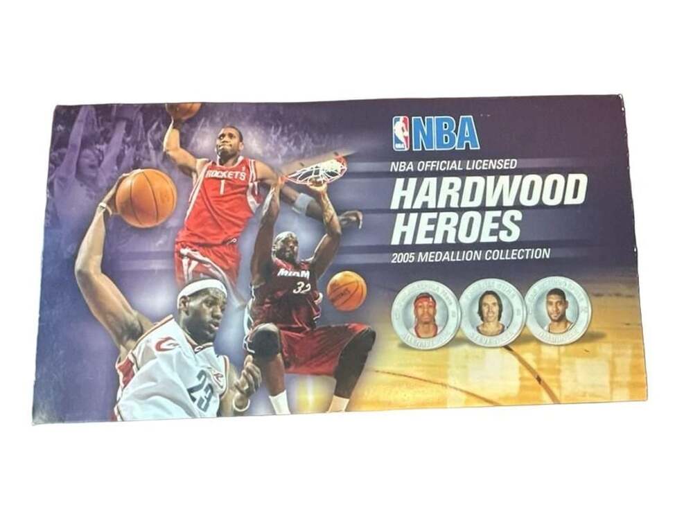NBA Offical Licensed Hardwood Heroes 2005 Complete Medallion Collection